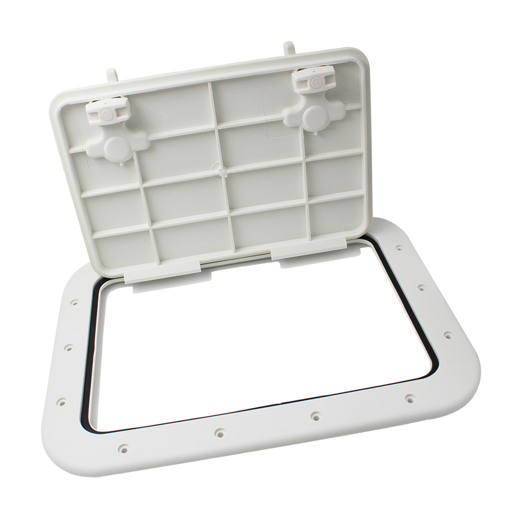 42.5 * 31.5 ABS Plastic Anti Aging Ultraviolet White Deck Marine Hatch Deck Access Hatch Boat Hatches Inspection Yacht Cover RV