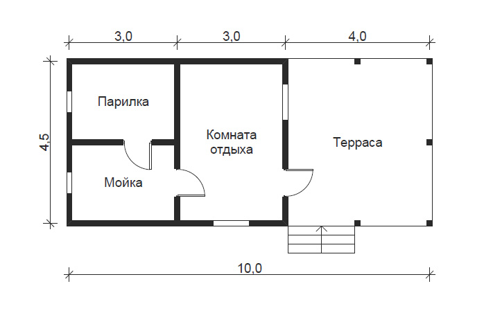 План бани. Баня 4х10 планировка. Планировка бани 4 5 с мойка и парилка отдельно. Планировка бани 5х3 с комнатой отдыха. Баня 4 на 9 планировка.