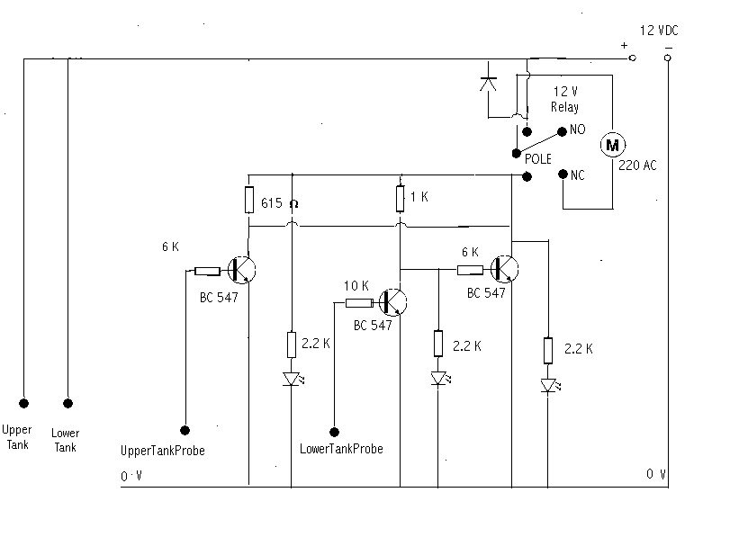 simple motor dry run circuit