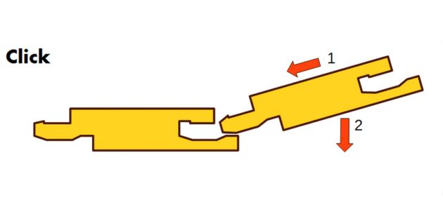 Как выбрать ламинат: Замки Click — усовершенствованная версия Lock