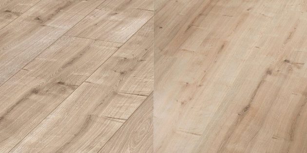 Как выбрать ламинат: Некоторые производители делают на панелях фаски — небольшие скошенные кромки по краям