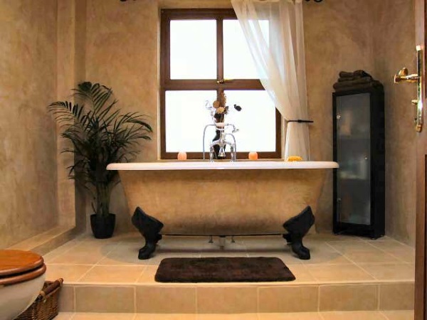 Венецианская штукатурка в ванной фото