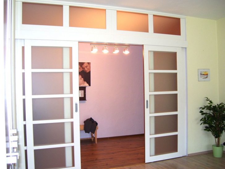 White sliding interior doors