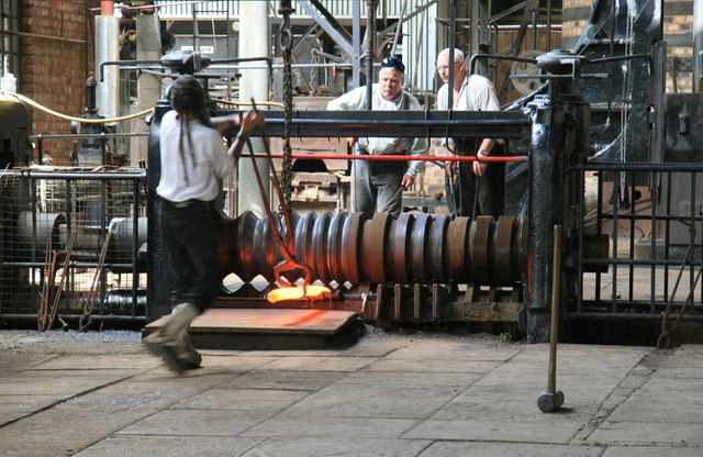 Wrought iron production at Blist