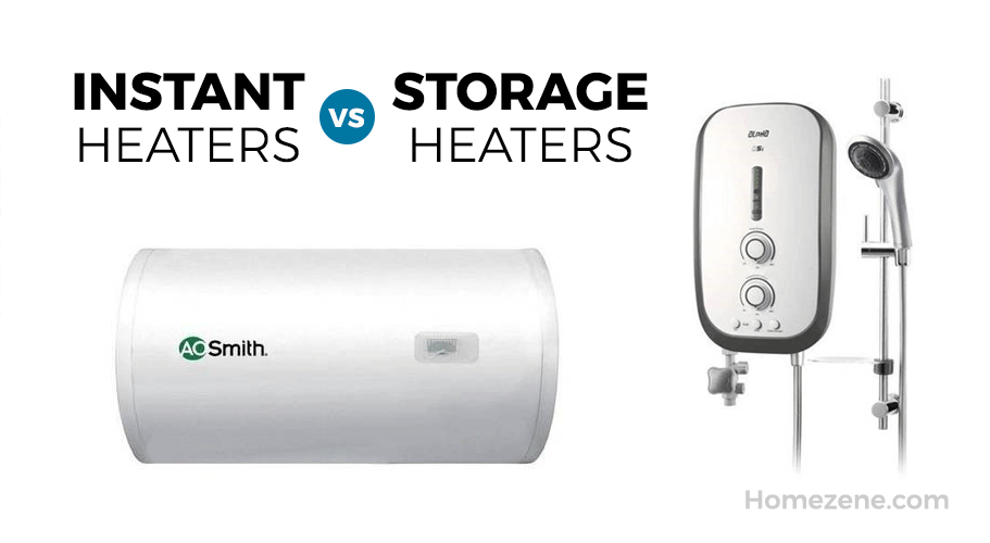 Instant heater vs storage heaters
