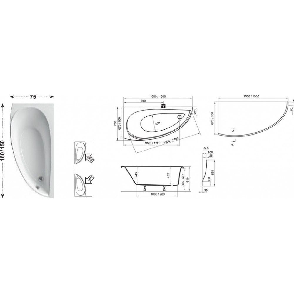 Маленькая ванна размеры какие бывают. Акриловая ванна Avocado Ravak 160 x 75. Ванна авокадо Равак 160х75. Ванна авокадо Равак 150 на 75. Ванна Ravak Avocado 150x75.