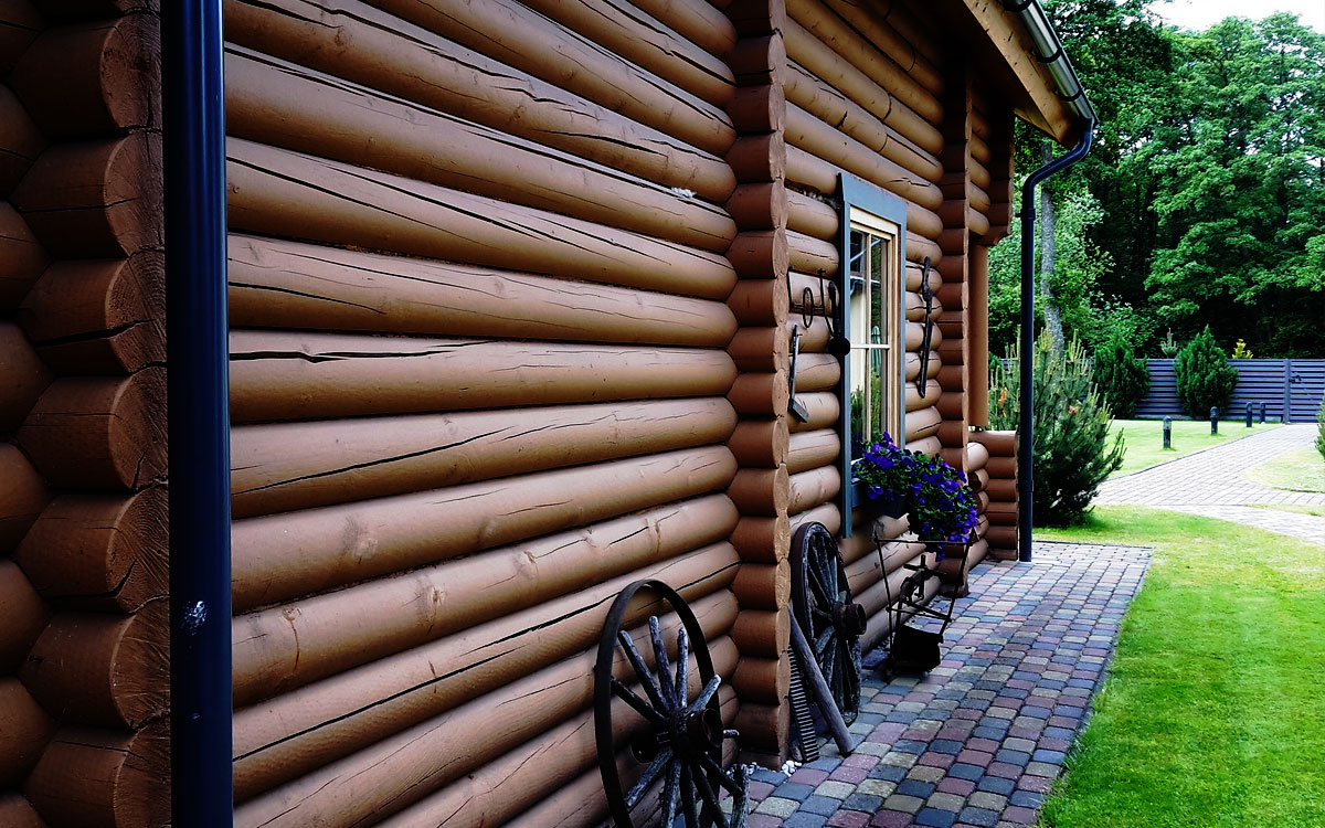 Фото деревянного фасада