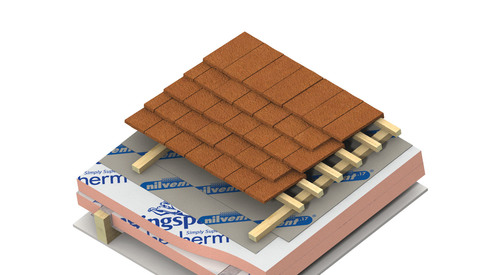 How to fix insulation over rafters in a warm pitched roof