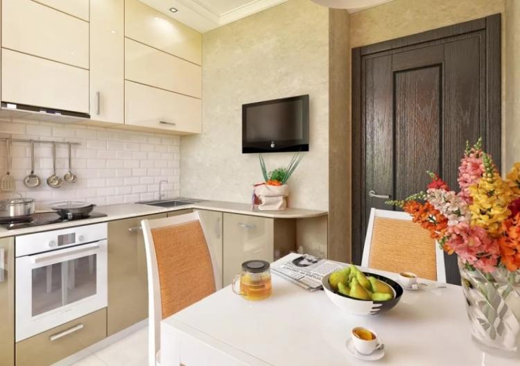 Дизайн интерьера кухни в хрущевке - фото