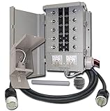 Connecticut Electric EGS107501G2KIT EmerGen EGS107501G2 10 Circuit Manual Transfer Switch Kit, Portable Generator for Emergency Use