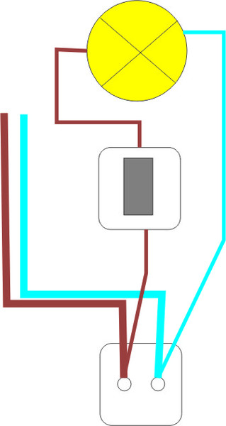 Схема подключения трехклавишного выключателя с розеткой в одном корпусе .