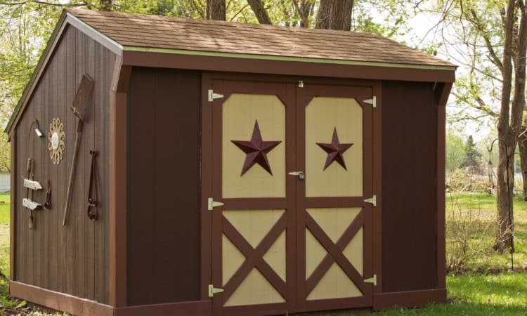 Saltbox Style Shed