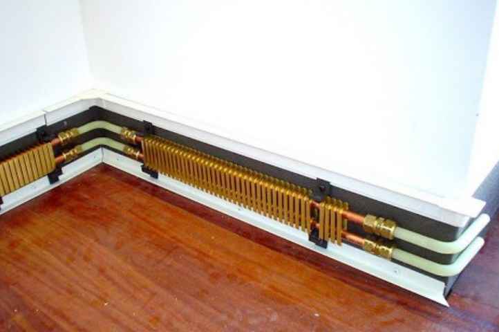 Теплый плинтус: виды, устройство, принцип работы