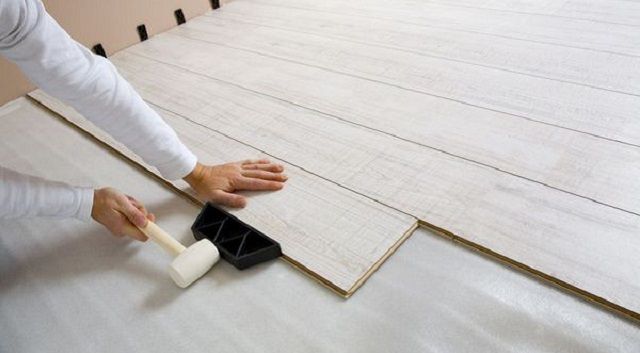 Укладка ламината с замками "Lock"