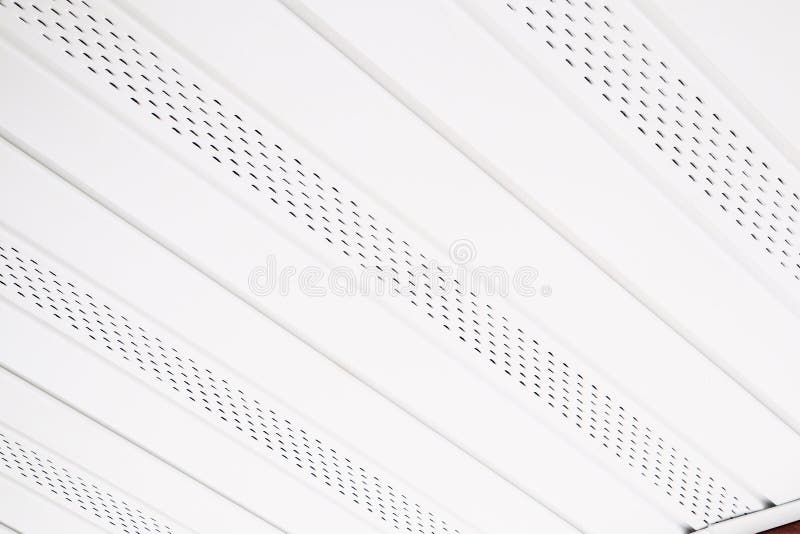 Soffit Board Installation. Close up of Soffit Board Installation royalty free stock photography