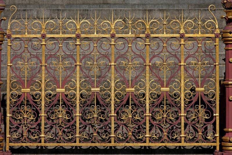 Decorative fence royalty free stock image
