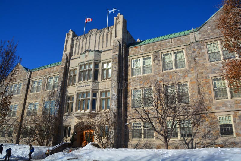 Selwyn House a Montreal private boys` school, stock photo