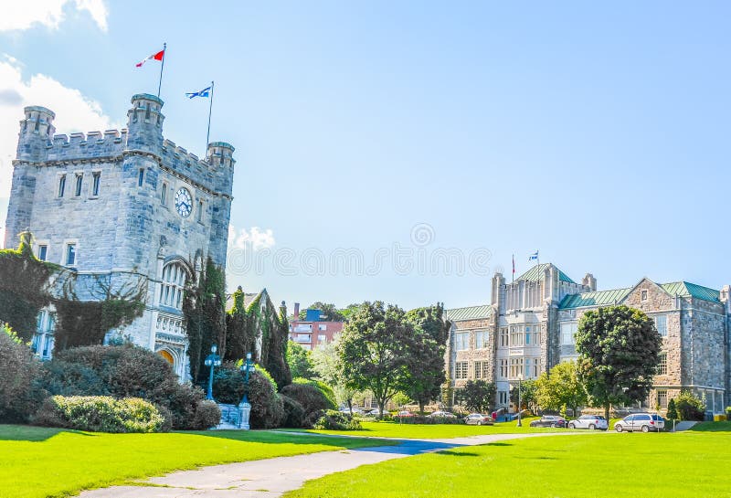 Selwyn House School and Westmount City Hall royalty free stock photos