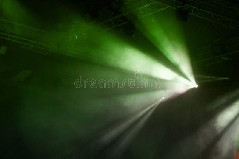 Stage lights. Soffits. Concert light royalty free stock image