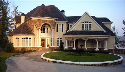 Two-story Texas style house plan #106-1169