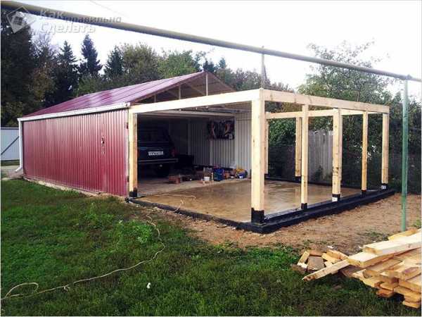Izgradnja temelja za okvirnu garažu