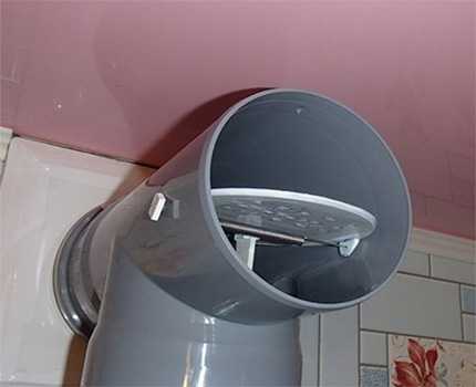 Вытяжка на кухне с обратным клапаном двойная