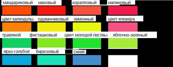 Цветное растровое графическое изображение палитра