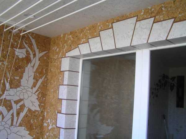 Пробковое покрытие на стене в интерьере