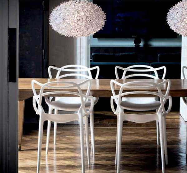 Дизайнерские пластиковые стулья для кухни
