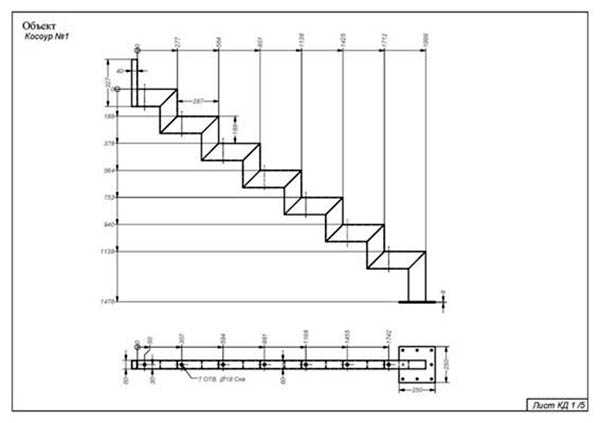 Чертежи профильной лестницы. Чертеж лестницы с шириной ступени 150мм. Чертеж косоура для лестницы из профильной трубы. Лестничный марш из профильной трубы чертёж с размерами. Чертёж лестницы с размерами из профильной трубы.